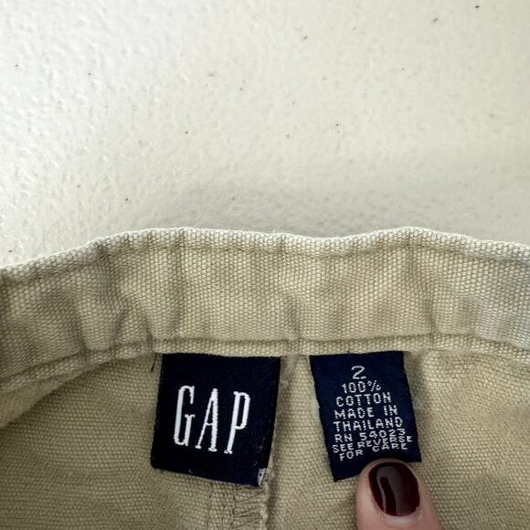 VTG 90s Gap Khaki Maxi Skirt Women's Size 2 - Picture 4 of 7